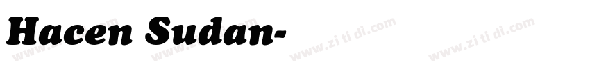 Hacen Sudan字体转换